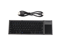 Baoj-2026novoteclado Teclado inalámbrico ultrafino plegable con panel táctil