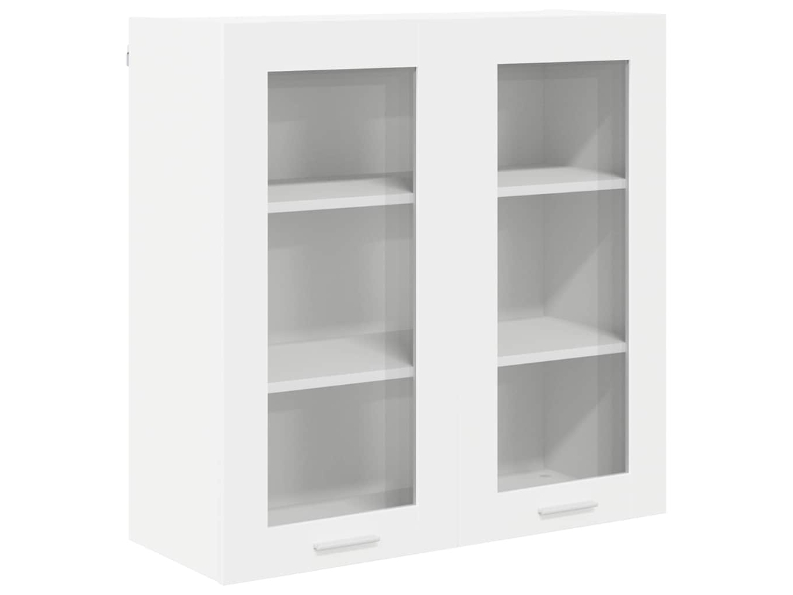 Mueble suspendido blanco de madera procesada y MAISON EXCLUSIVE 80x31x80 cm
