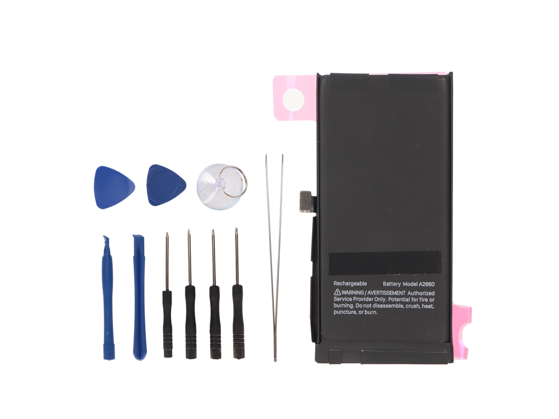 Batería De Repuesto Con Kit De Reparación De 9,34 Wh Y 2406 Mah, 0 Ciclos, Para Iphone 13 Mini A2630, A2629, A2628, A2626 Y A2481.