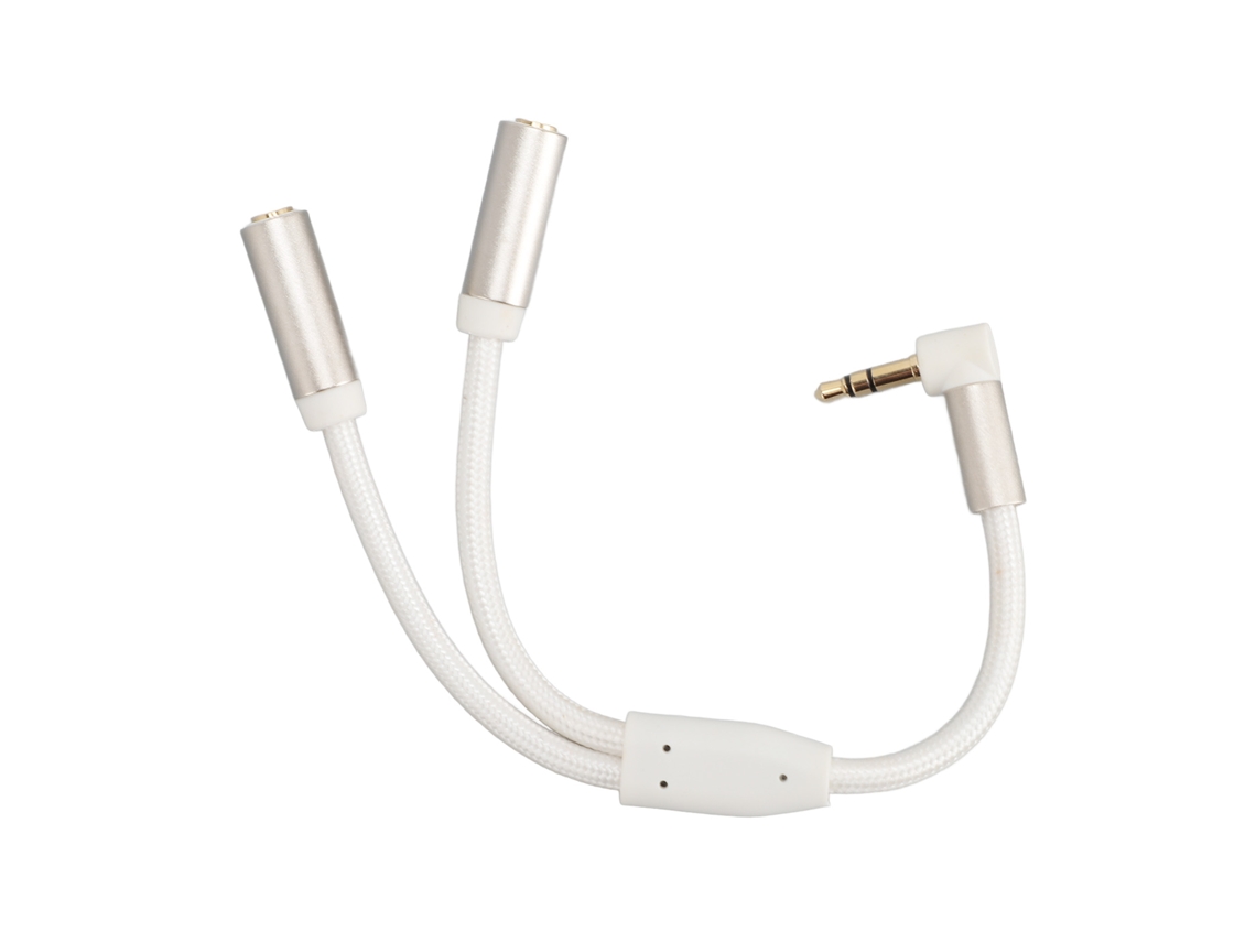 Adaptador Divisor En Y De Auriculares Estéreo De 3,5 Mm Macho A 2 Hembras Para Pc, Portátiles Y Tabletas.