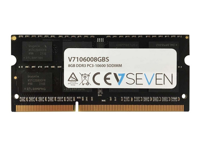 Memoria RAM DDR3 V7 V7106008GBS (1 x 8 GB - 1333 MHz - Negro)