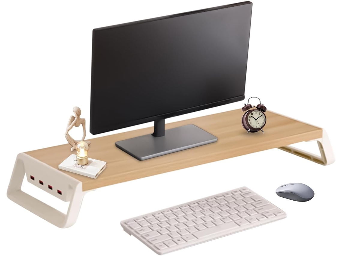 Soporte De Escritorio Para Monitor | Accesorios Para Estantes Organizadores