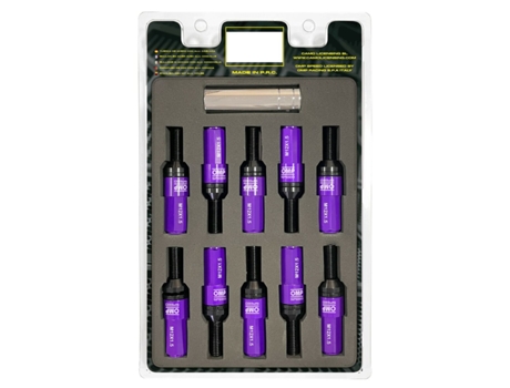 Kit de tornillos OMP OMPS09981211 28 mm Morado M12 x 1,50