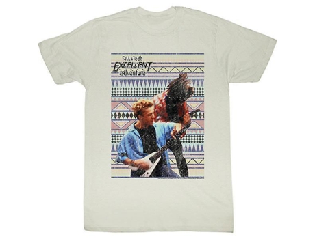 Camiseta ROCKINSTONE de Bill y Teds Excelente aventura Rockin Out (M)