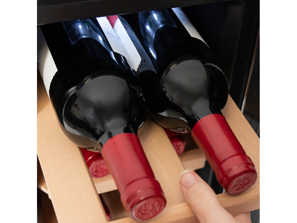 Cecotec Vinoteca 8 Botellas Bolero Grandsommelier 830 Coolwood, Termoeléctrica, Bajo Nivel Sonoro Y Alto Rendimiento