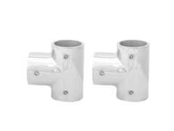 2 Piezas Tubería De Conexión 3 Vías Acero Inoxidable 316 25mm 1 Pulgada 90 Grados T