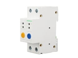 Disyuntor inteligente WiFi de 2 pines CA 230 V con control remoto programable, monitoreo en tiempo real, montaje en riel DIN, 40 A