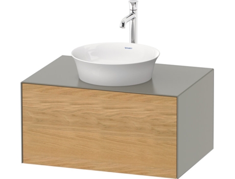 DURAVIT Tulip blanco, mueble de baño montado en la pared, ancho 800 x profundidad 550mm, con 1 extractor, con tecnología de punta, WT49750