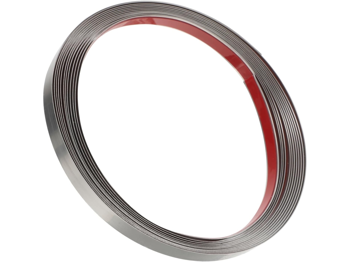 1rollo Tira Autoadhesiva De Acero Inoxidable Para Moldura Flexible Cinta De Sellado Para Paredes Y Esquinas Acabado