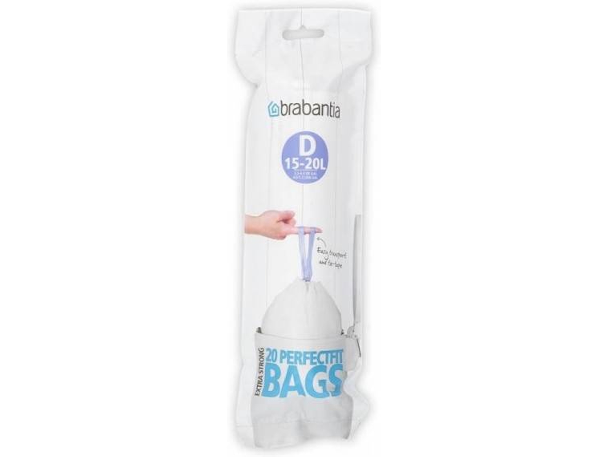 Set de 20 Bolsas de Basura BRABANTIA 246760  (0,8 kg - 25 x 15 x  cm)
