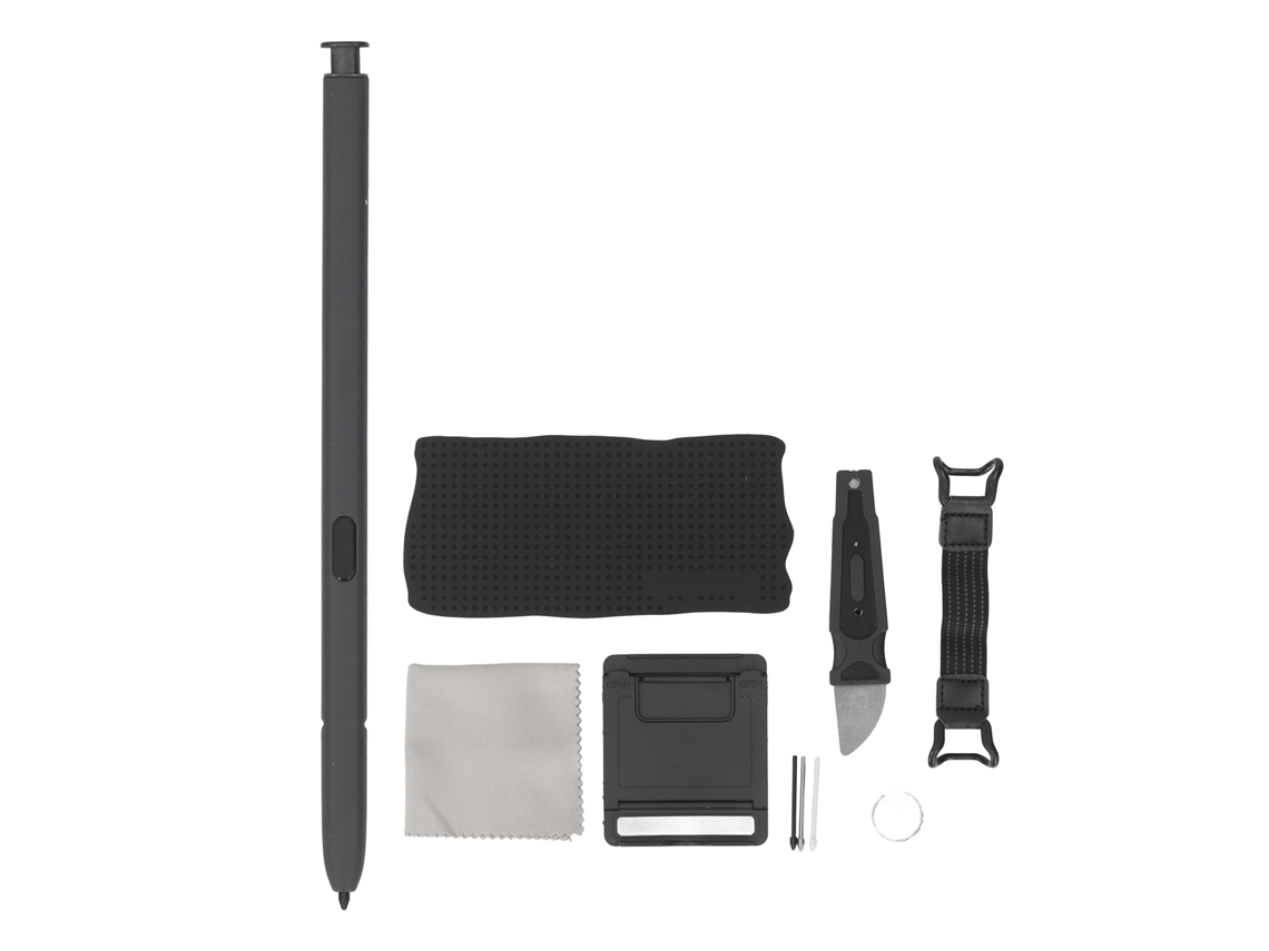 Lápiz Óptico Style Pen Para Galaxy S24 Ultra De Alta Sensibilidad Con 3 Puentes De Repuesto, Pantalla Táctica Negra