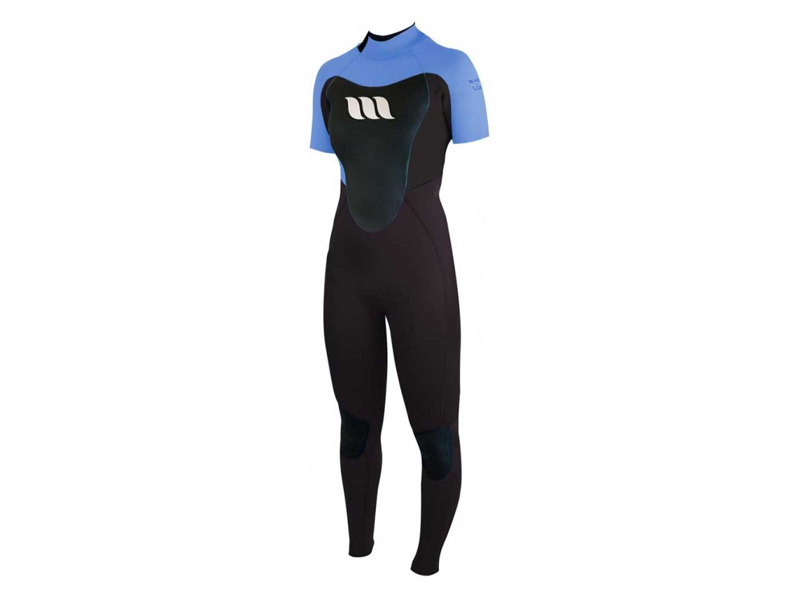 Terno de Neoprene Manga Curta com Zíper no Peito Nitro 2/2 Mm Gbs Steamer Preto 6 Yearswest