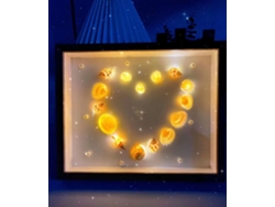 TRUMSEN-GM Lámpara Decorativa Retrato Luz de Noche DIY Love 21*29cm