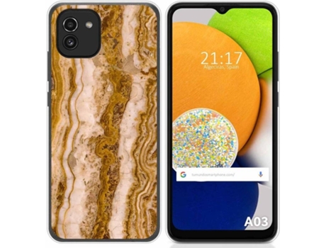 Carcasa para Samsung Galaxy A03 TUMUNDOSMARTPHONE Dibujos Mármol 10 Multicolor