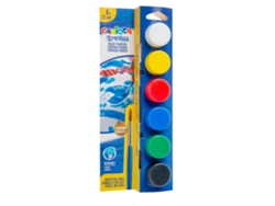 Gouache CARIOCA 6X25ml Pincel Blíster 40433
