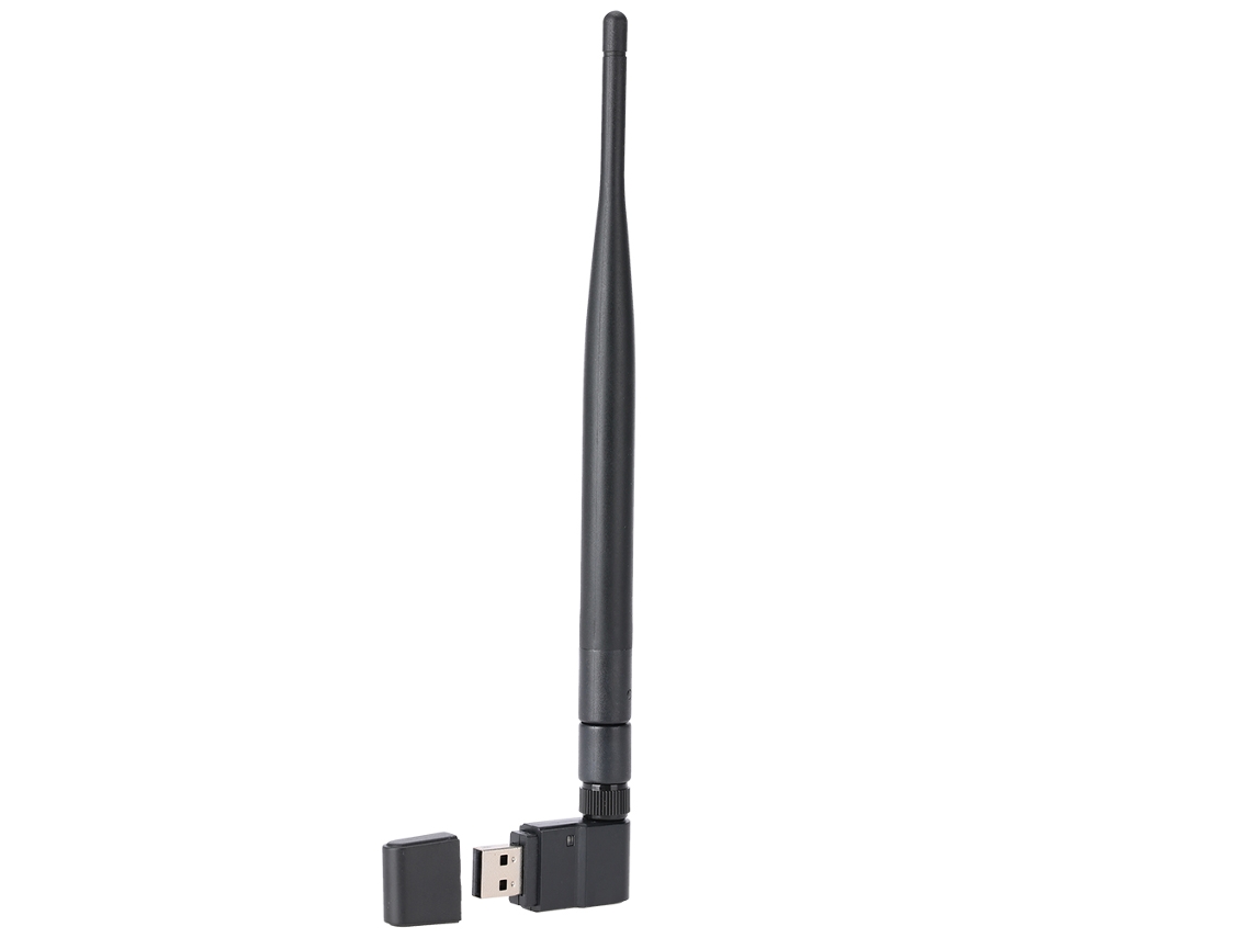 Tarjeta De Red Inalámbrica Usb 150m Para Desktop Y Notebook Con Antena De Alto Ganancia Luz Dourada