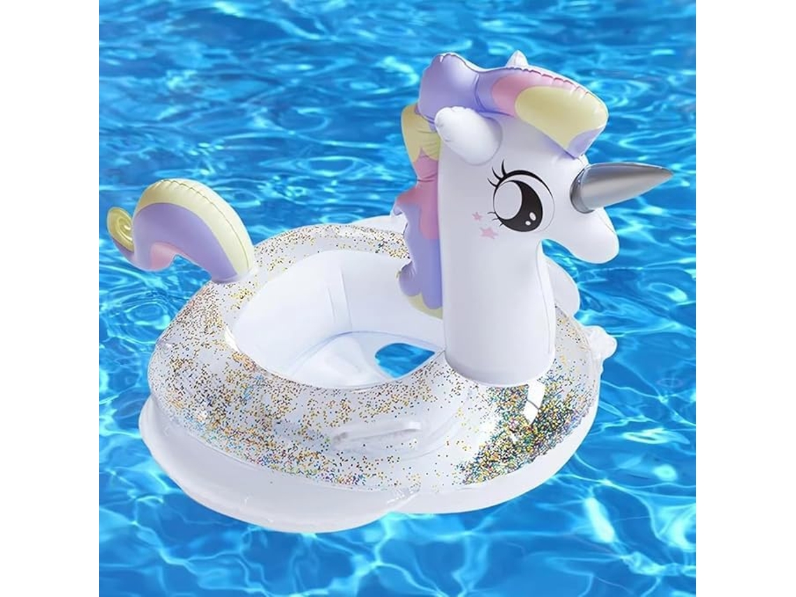 Flotador De Piscina Para Bebés, Apto Para Niños Pequeños De 0 A 8 Años, 20 Kg (aprox.) Blanco. Siurn