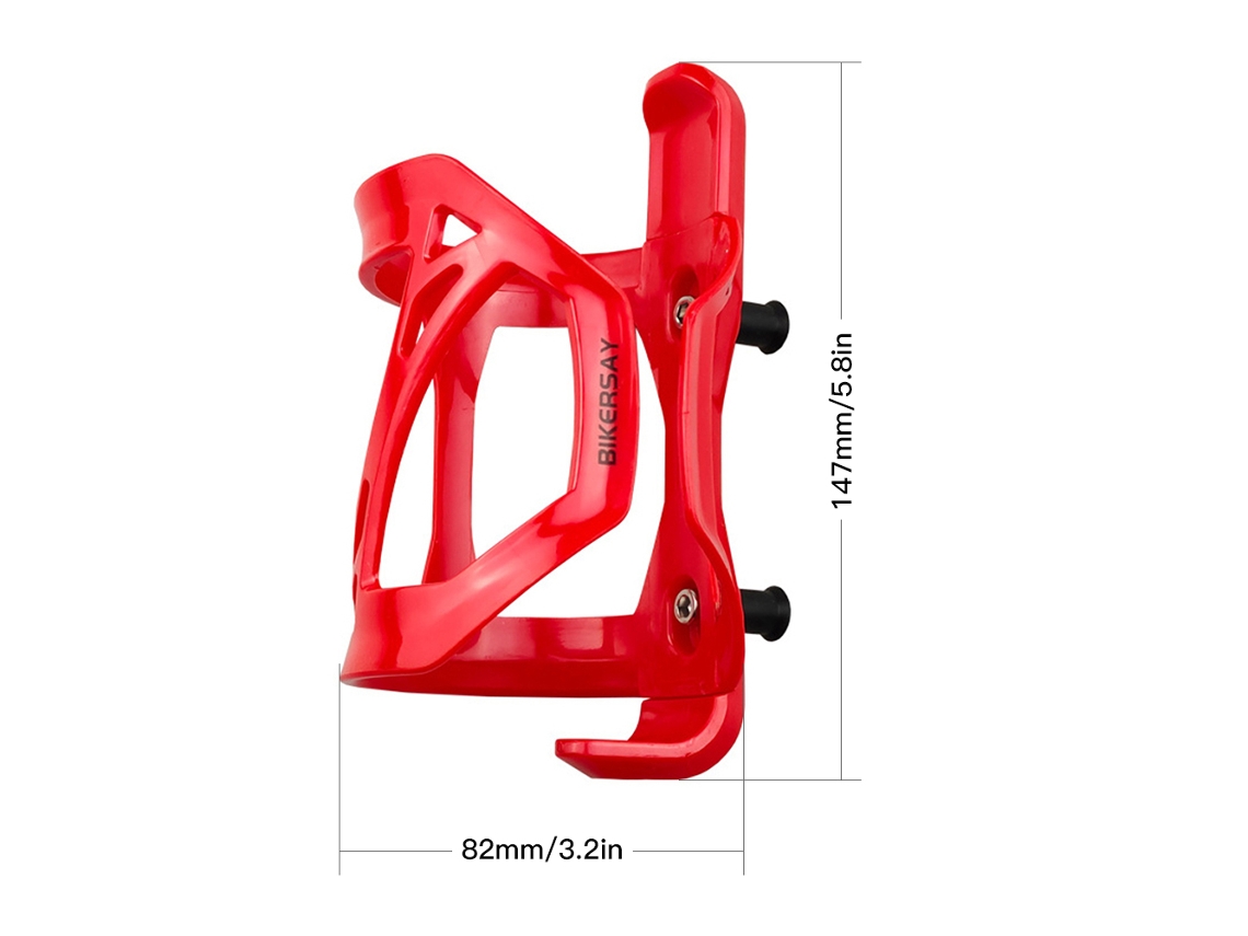 Suporte Mali para garrafa de bicicleta, plástico leve, com abertura ajustável para MTB e estrada
