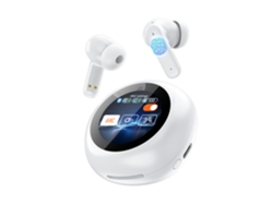 Auriculares inalámbricos LED Smart Touch con tejido HiFi resistente al agua, Bluetooth y cancelación de ruido blanco.