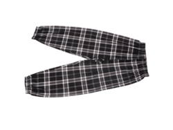 Pantalones De Cuadros Para Mujer, Cintura Alta, Puños Elásticos, Acolchados, Estilo Casual Y Cómodos, Talla M.