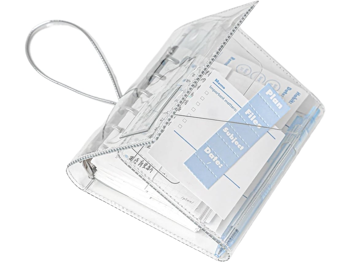 Carpeta Para Portátil | Carpeta Tríptico Recargable A7 Con Múltiples Bolsillos