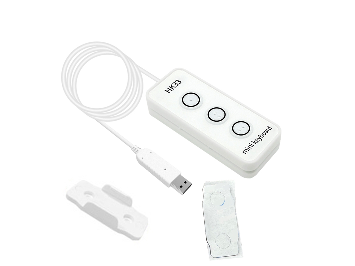 Teclado Programable Usb De 3 Teclas Clave, Teclado Multifunción Personalizado Para Juegos, Oficina Y Pc