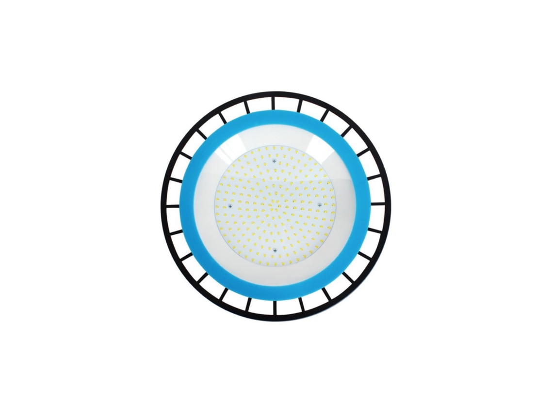 Luminaria industrial LED “UFO” 150W para alturas de 5/6 metros.