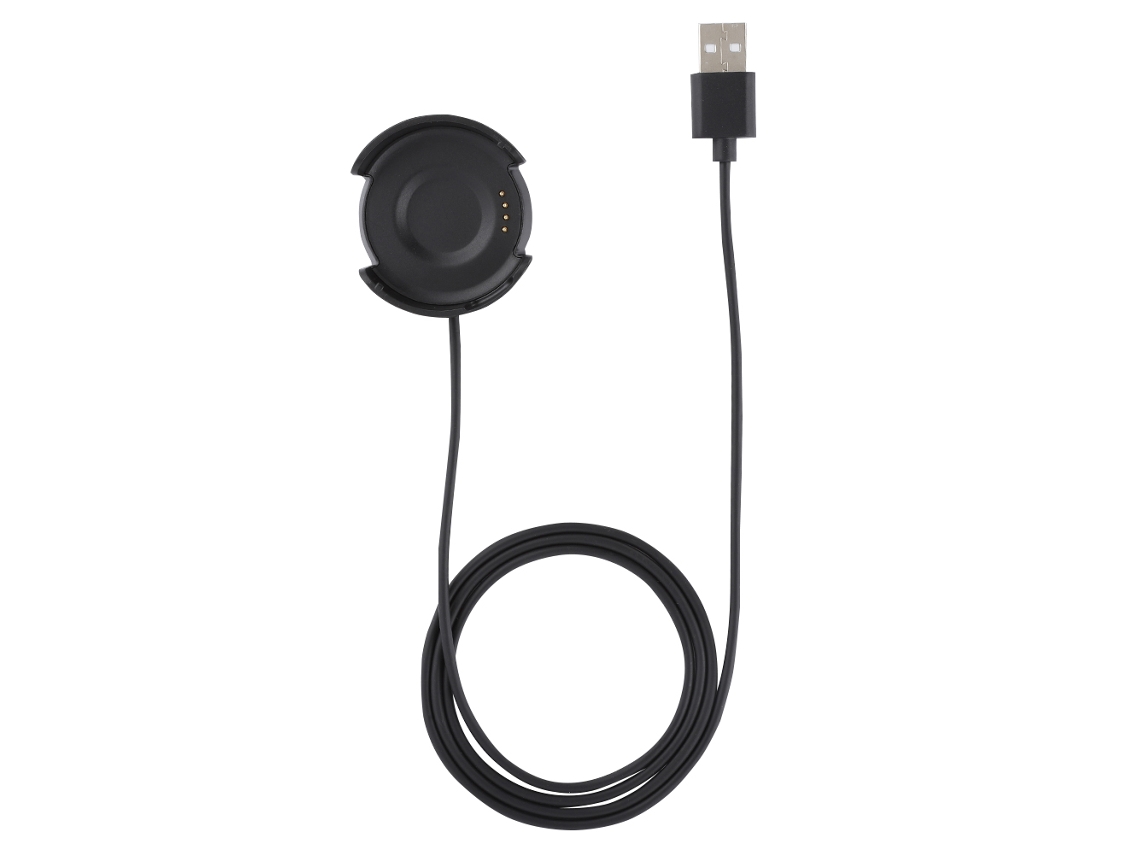 Cabo De Carregamento Usb Para Amazfit Watch 3 A1801 Dock Circular Base Compacto 100cm 2a 5v/280ma