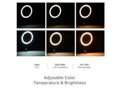 Luz Anular Led De 10 Pulgadas Con Control Remoto Y Soporte Para Teléfono, Ideal Para Streaming, Maquillaje Y Selfies
