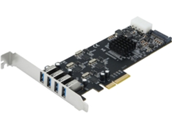 Tarjeta De Expansión Pcie De 4 Buses A Cuatro Puertos Usb 3.0, Velocidades De 5 Gbps, Placas Base