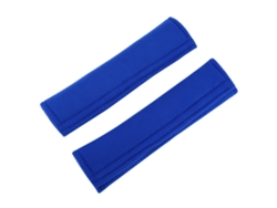 Chaleco De Cinturón De Seguridad Para Coche Cómodo, Con Hombrera, 2 Unidades/juego, Poliéster Azul.