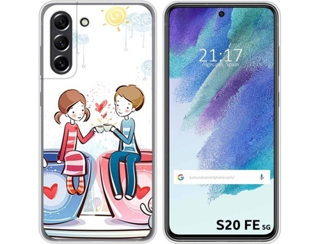 Carcasa Samsung Galaxy S21 FE 5G TUMUNDOSMARTPHONE Café Multicolor