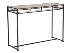 Consola Essential 110x40x80 Individual / Negro Marrón