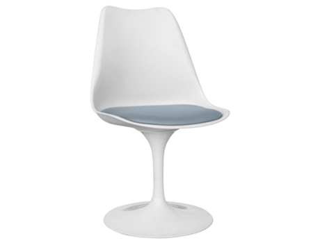Silla de Comedor Giratoria Tulipa Blanca 45x48,50x80cm TULIP STYLE