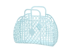 RNEMITERY Canasta de gelatina elegante, material plástico duradero y plegable y ensamblado para llevar para juguetes, accesorios, otros artículos-regalo perfect