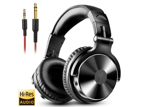 Oneodio Wired Professional Studio Pro DJ Auriculares con Micrófono sobre a oreja HiFi Monitor Música Auriculares para Teléfono PC