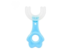 Cepillo de dientes de silicona en forma de U para niños, limpieza manual e higiene bucal infantil. GOKOCO