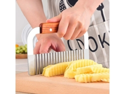 Cortador manual de papas fritas, rebanador y fabricante de papas fritas de acero inoxidable Rosewell