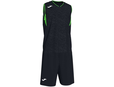 Equipo para Niño JOMA Campus de Fútbol Negro y Verde (4 a 6 años)