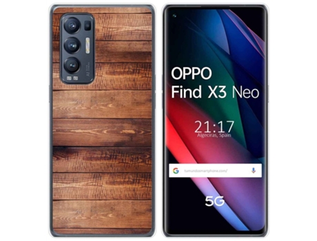 Carcasa Oppo Find X3 Neo TUMUNDOSMARTPHONE Dibujos Multicolor