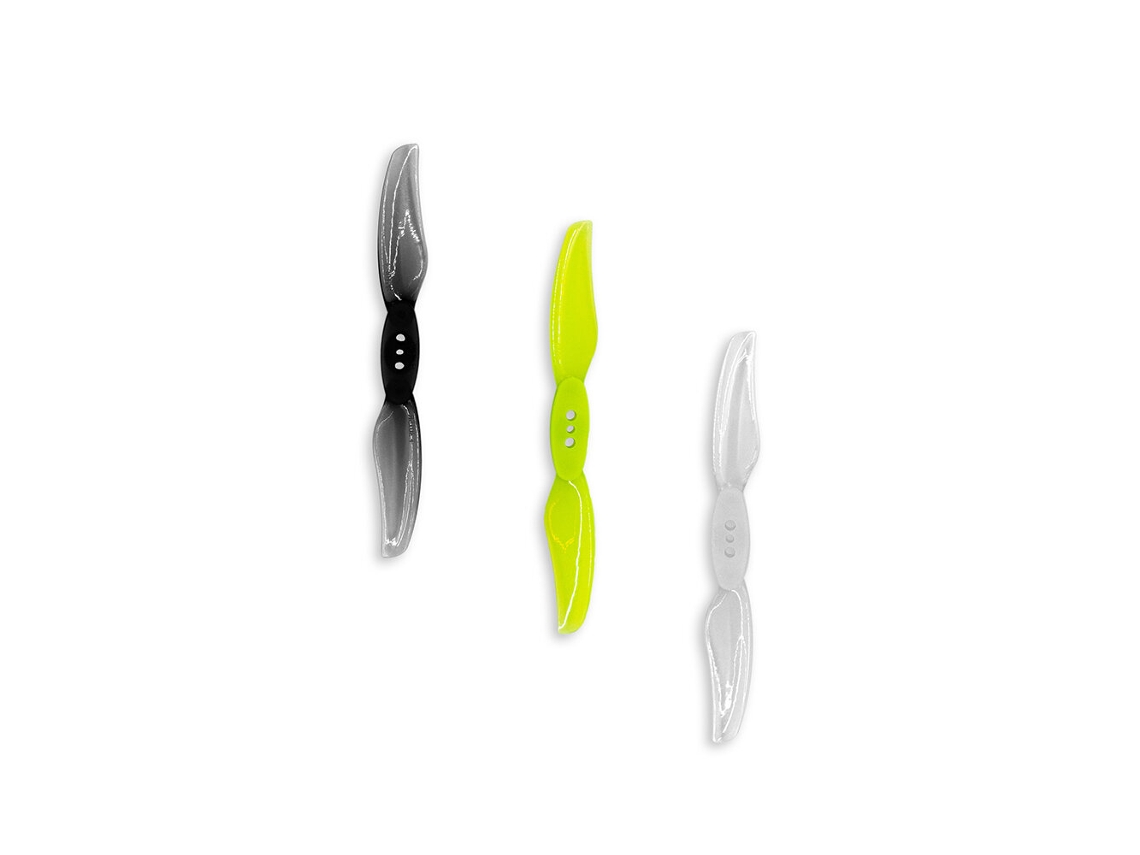 Milk White2pairs Gemfan Floppy Proppy F3015 3 Inch 2 Blade Poly Carbonate Propeller For Rc Fpv Racing Drone