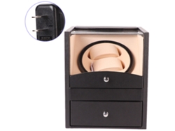 Caja de cuerda automática 22 para relojes mecánicos, color negro