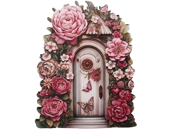 Puerta De Enano: Entrada Decorativa Para Jardín De Hadas, Portal De Resina En Miniatura, Decoración Exterior Encantada