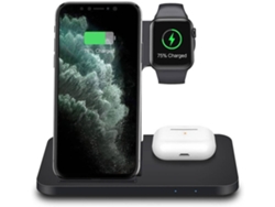 Estación de Carga Sem Rápido Certificação para iPhone 12 Pro Max/11/12 YIZHOOD Negro