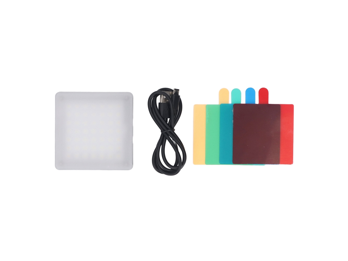 Ycy-luz Led Portátil Para Cámara Con Control Táctil Para Grabación De Video Y Fotografía Multicolor