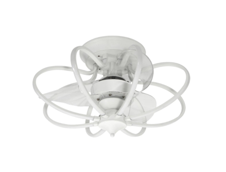 Ventilador DC KAI blanco LED 3 temperaturas control remoto INTERLUSA