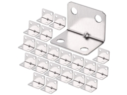100 Piezas De Angular De Acero Inoxidable, Angular 90 Grados Resistente, Soporte Pequeño Para Madera