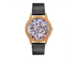 Pulsera De Piel Sintética Para Mujer Zhoulianfa Con Estampado De Corazones Y Reloj De Cuarzo Blanco