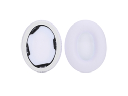 2 Almohadillas De Repuesto Para Auriculares Monster Studio 1.0 - Blancas