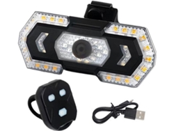Luz trasera recargable para bicicleta | Control remoto con 5 modos, accesorios de ciclismo Vayotoy